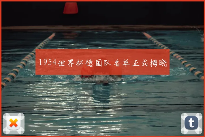 1954世界杯德国队名单正式揭晓