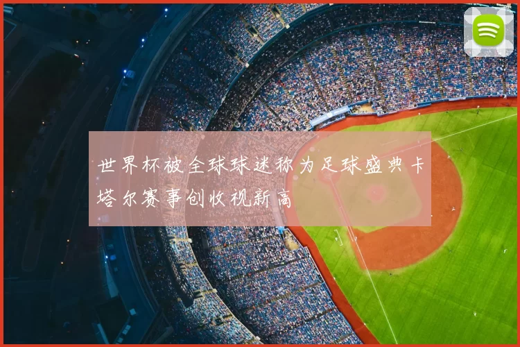 世界杯被全球球迷称为足球盛典卡塔尔赛事创收视新高