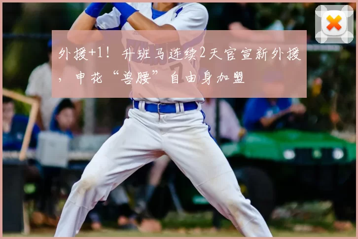 外援+1！升班马连续2天官宣新外援，申花“兽腰”自由身加盟